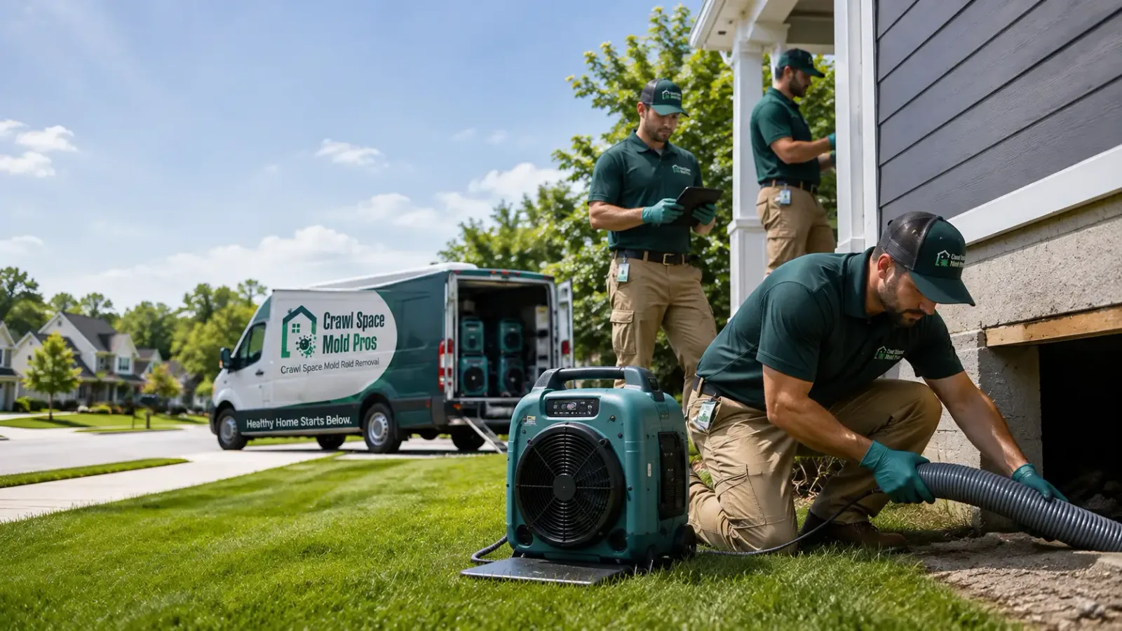 Crawl Space Mold Removal in Fort Fairfield, ME
